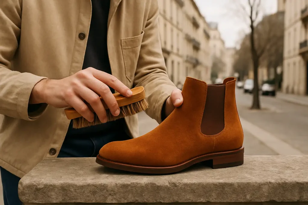 Comment entretenir ses boots en suède pendant la saison froide ?