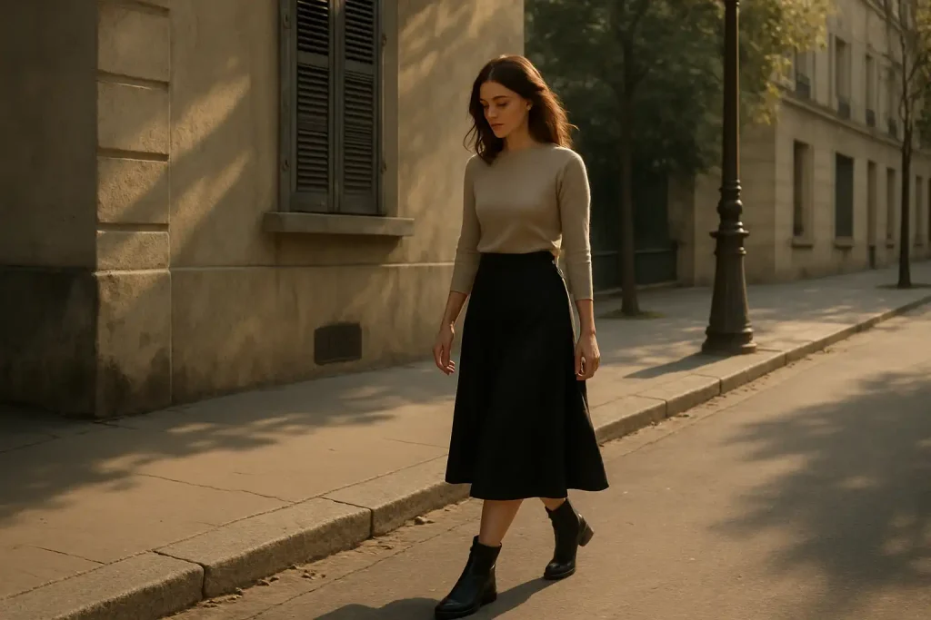 Les boots mi-hautes s’accordent-elles avec une jupe ?