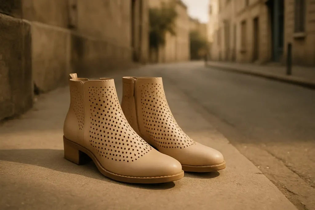 Les bottines ajourées sont-elles pratiques au printemps ?