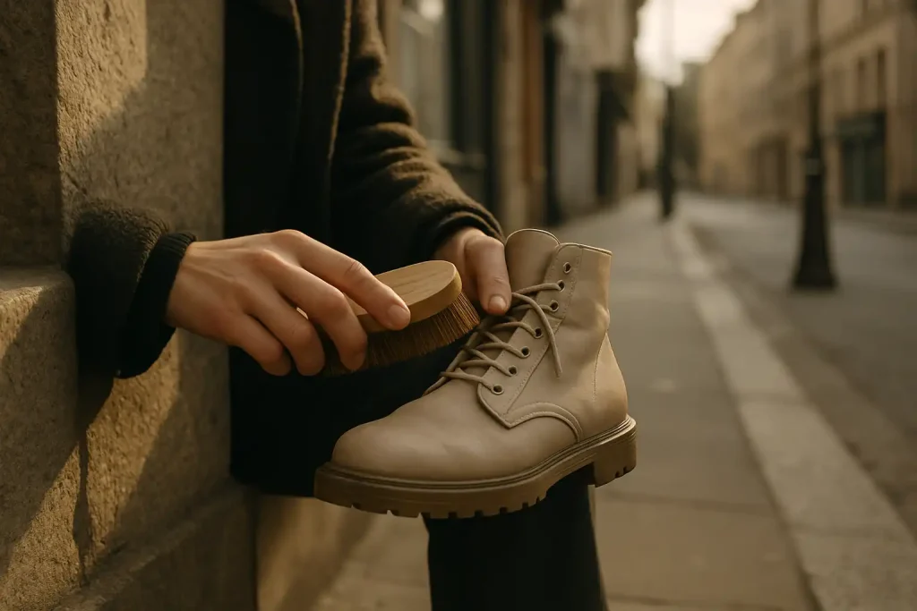 Comment entretenir des bottines claires sans les abîmer ?