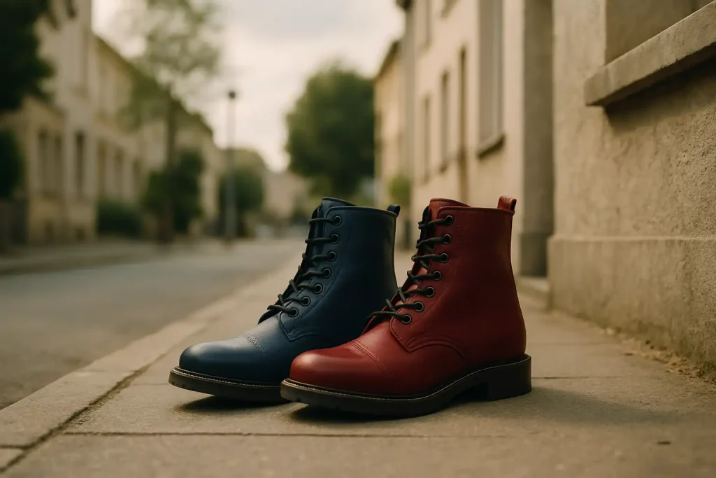 Les bottines colorées reviennent-elles à la mode ?