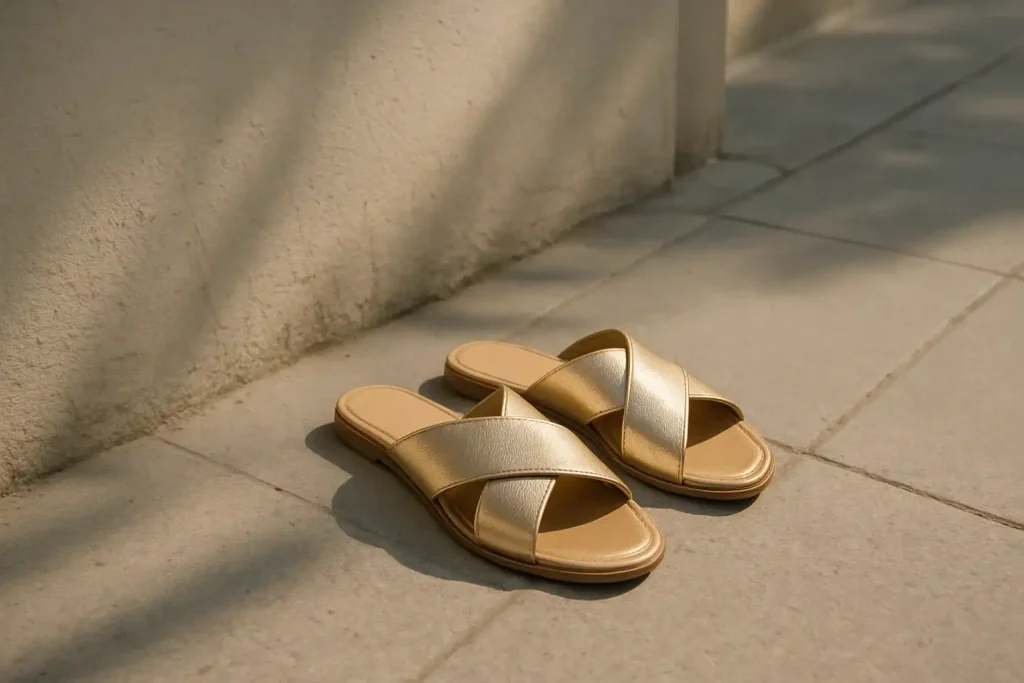 Les sandales dorées conviennent-elles pour un look de jour ?