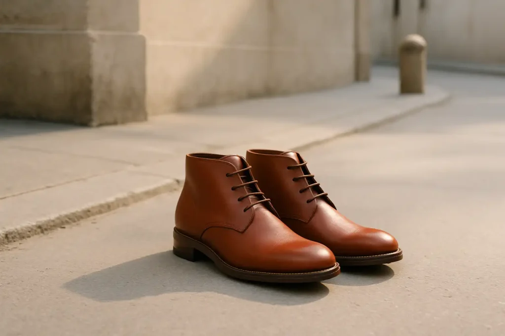 Comment porter des bottines cognac avec élégance ?