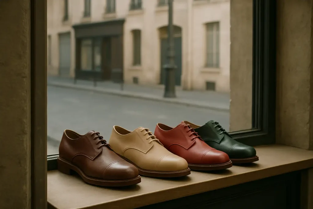 Quels sont les modèles de mocassins et derbies chez Mellow Yellow ?