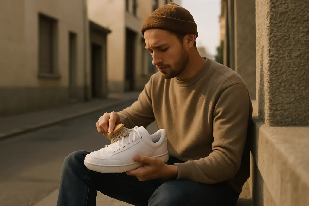 Comment entretenir ses baskets blanches au retour des beaux jours ?