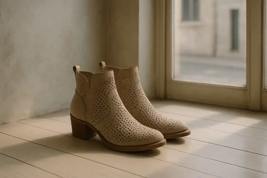 Les bottines ajourées sont-elles adaptées à la mi-saison ?