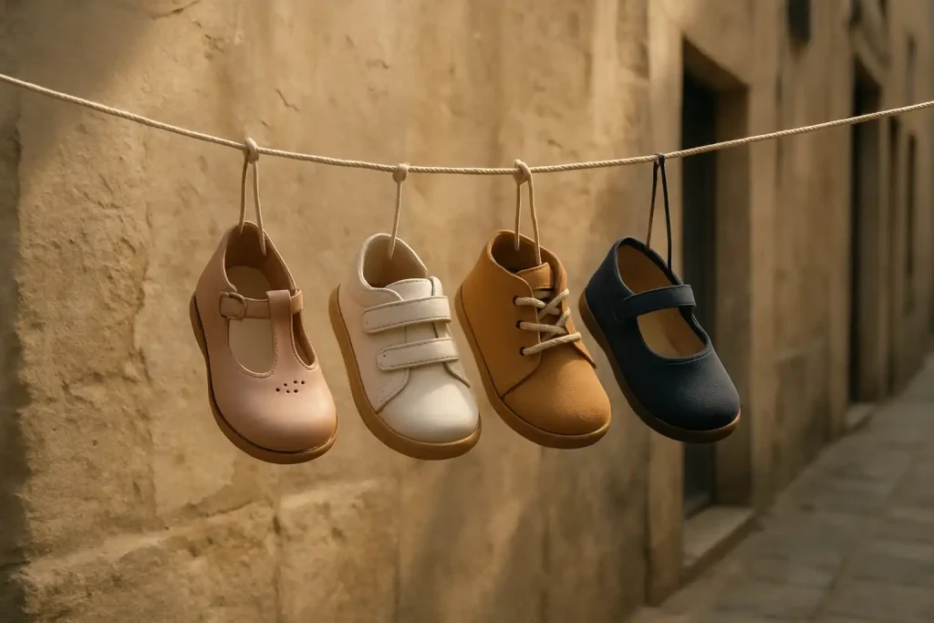Où trouver des chaussures pour enfant et bébé sur le site About You ?