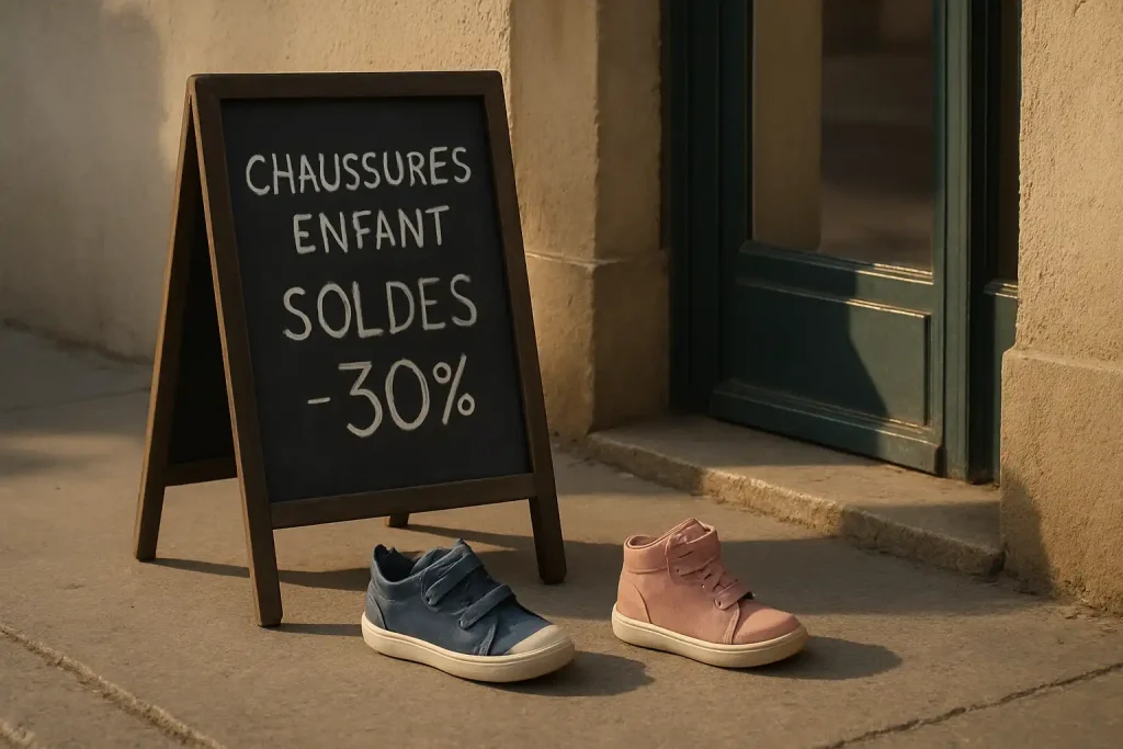 Où trouver des chaussures pour enfant en vente privée ?