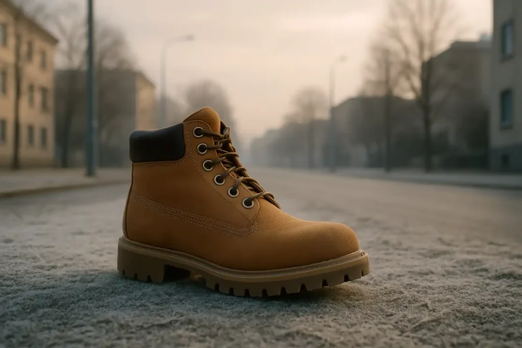 Les sneakers à semelle crantée sont-elles pratiques sur la neige ?