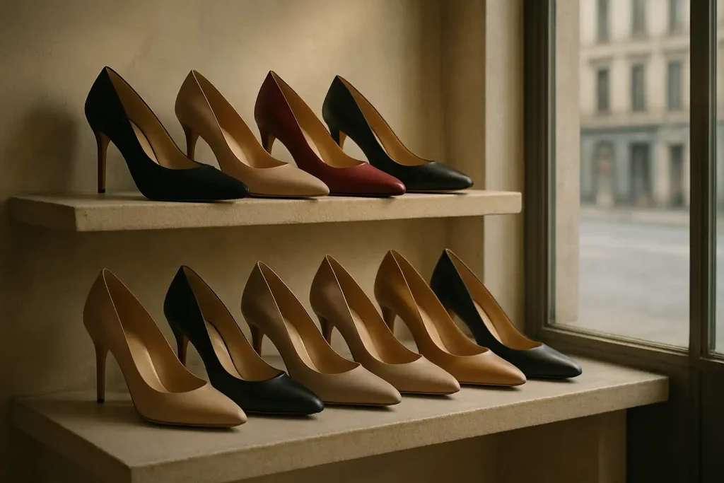 Quels styles d&rsquo;escarpins et chaussures à talons propose Chaussea ?