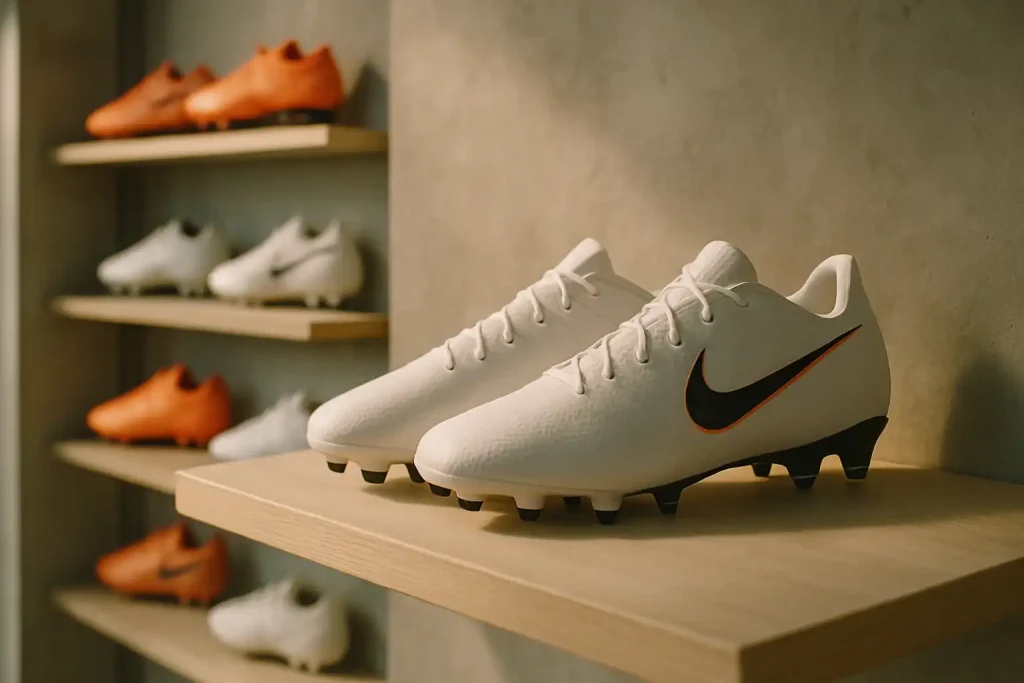 Quels styles de chaussures de football et crampons propose Intersport ?