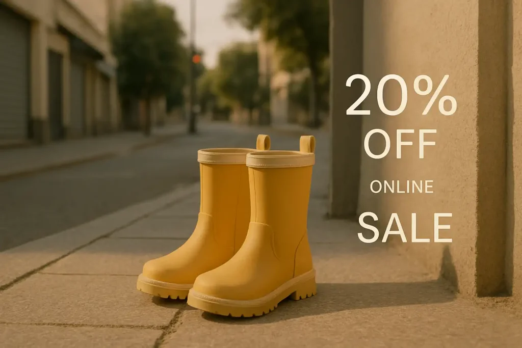 Comment acheter des bottes de pluie Showroomprivé pour enfant en promotion ?