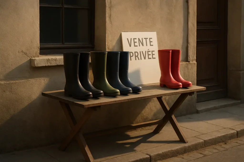 Comment acheter des bottes de pluie Veepee pour toute la famille ?