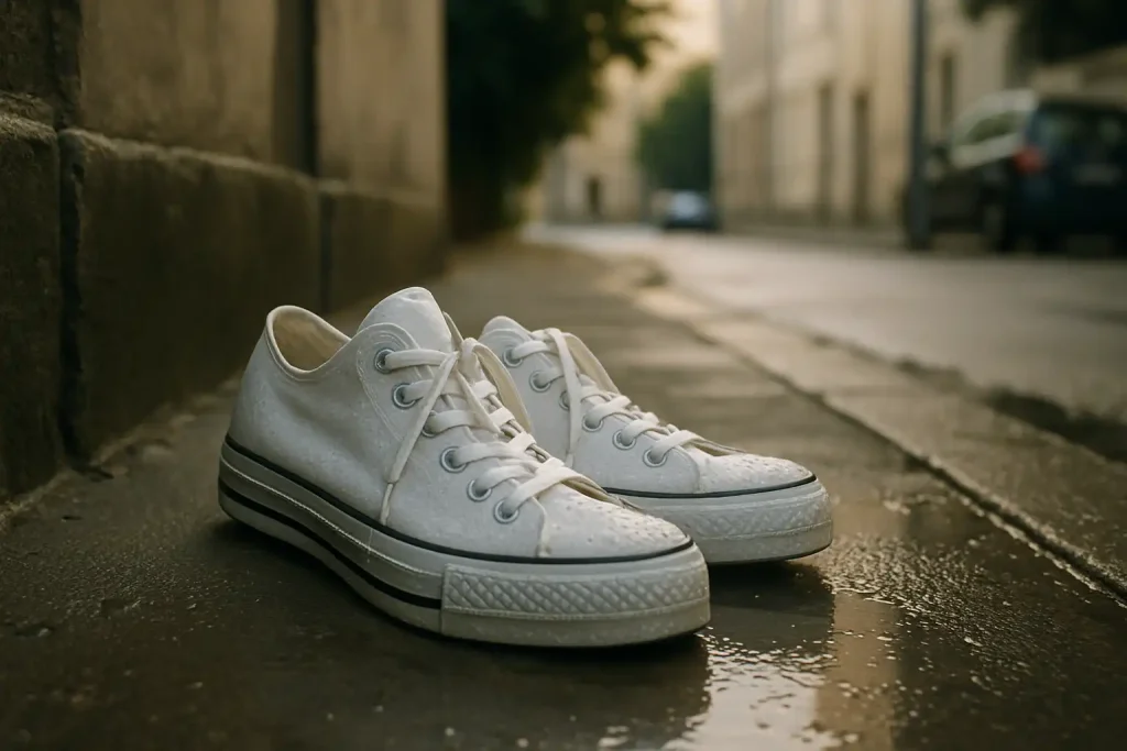 Pourquoi certaines baskets se décolorent-elles au lavage ?
