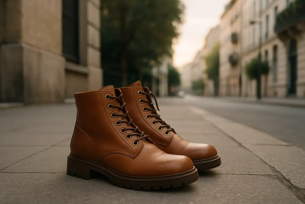 Boots cuir ou synthétique : quelle option pour durer ?
