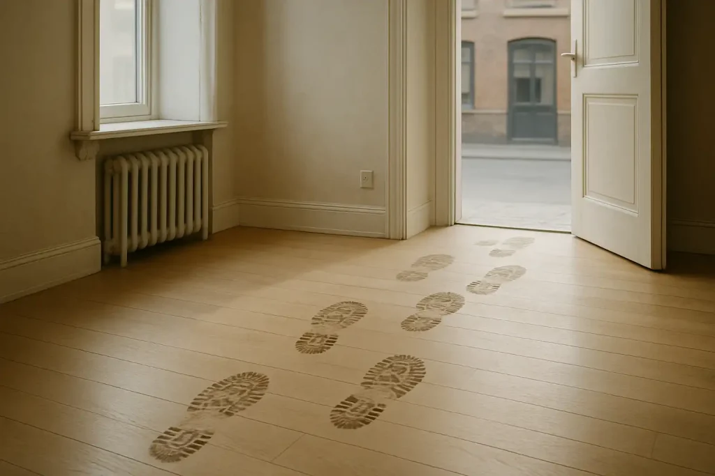 Pourquoi mes bottines laissent-elles des traces sur le parquet ?