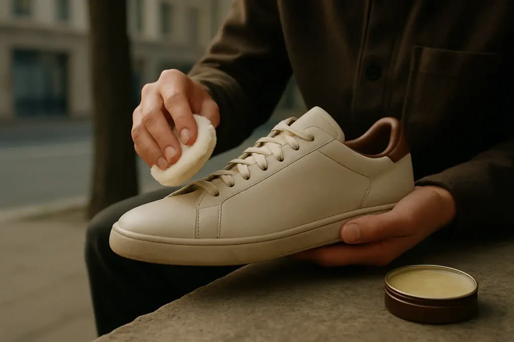 Comment entretenir des baskets en cuir pour les protéger ?