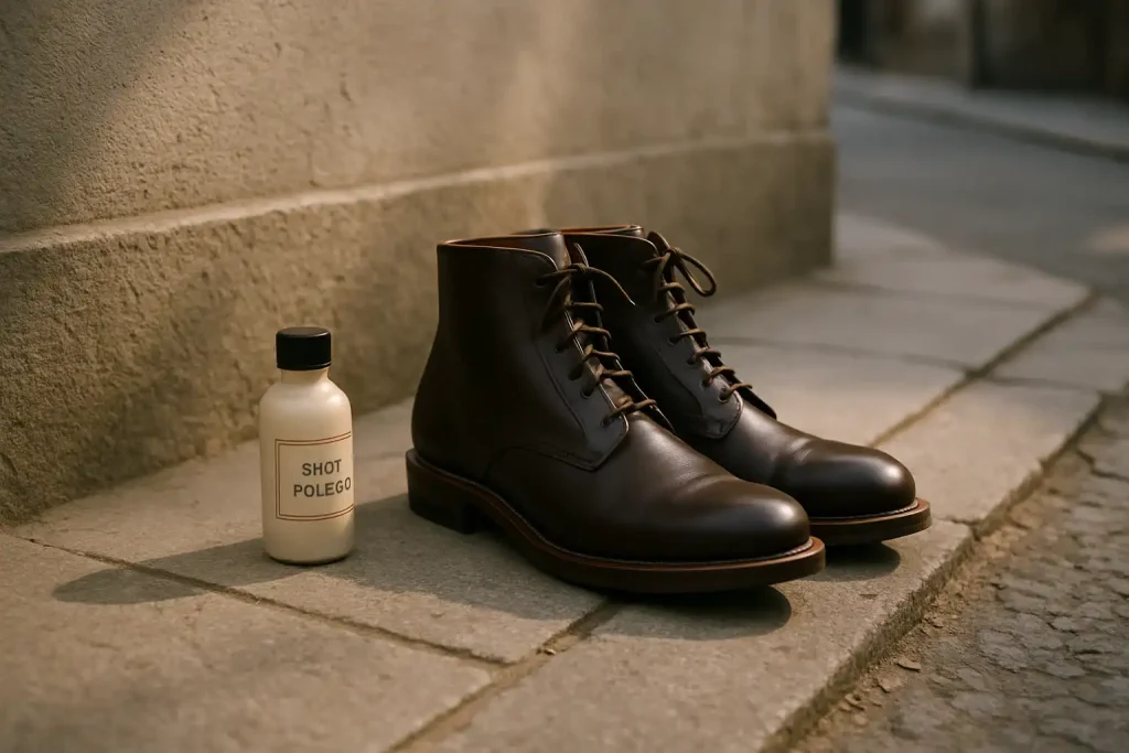 Quel entretien choisir pour éviter les taches sur des bottines après l&rsquo;hiver ?