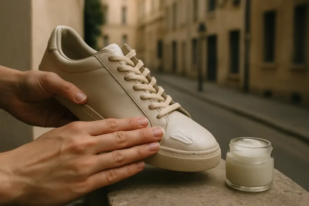 Quel entretien pour des sneakers en cuir lisse ?