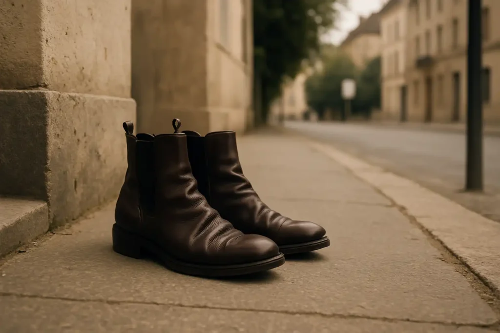Pourquoi mes bottines en cuir se déforment-elles sur le côté ?