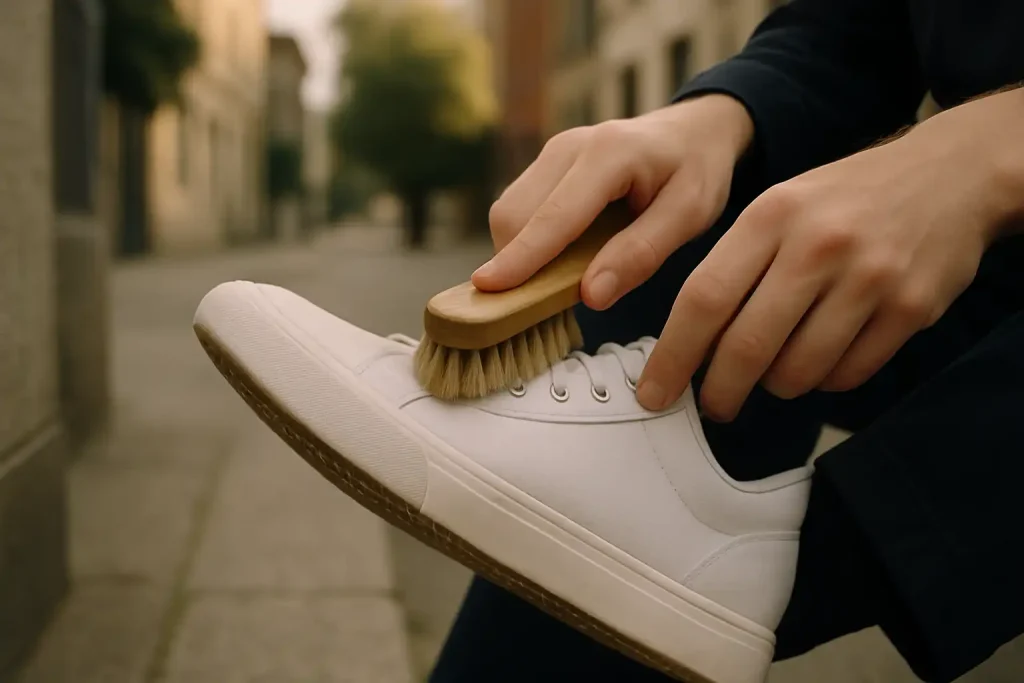 Quelle astuce pour entretenir la semelle blanche d&rsquo;une basket ?