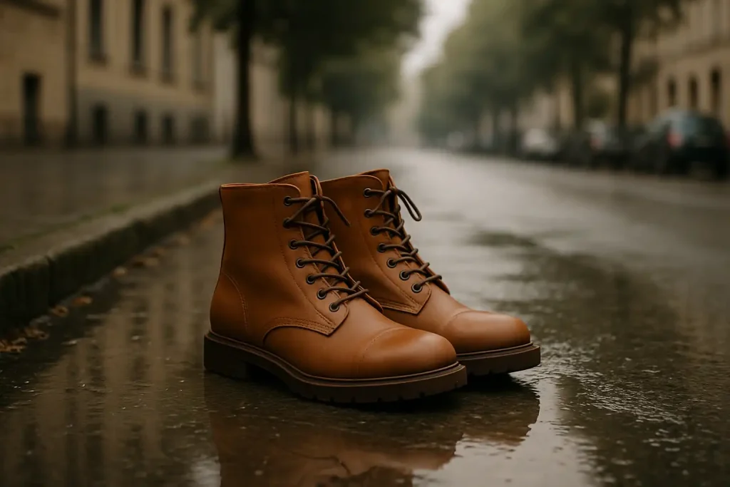 Boots en cuir ou synthétique : quel compromis pour durer ?
