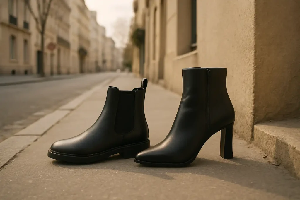 Bottines plates ou à talon : lesquelles choisir pour le travail ?