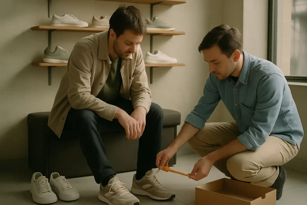 Comment adapter le choix des sneakers à un pied large ?