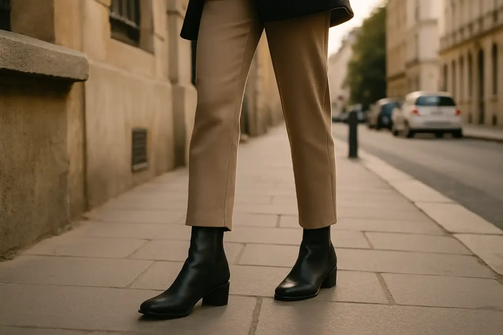 Quelles coupes de pantalon mettent le mieux en valeur des bottines ?