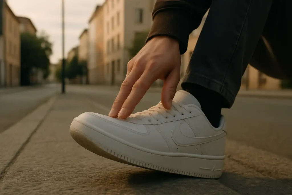 Existe-t-il un test simple pour estimer l&rsquo;amorti d&rsquo;une sneaker en magasin ?