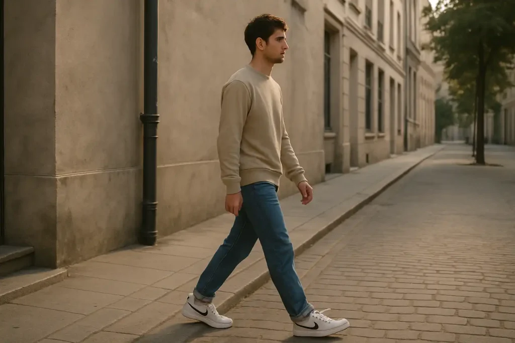 Quel amorti privilégier pour des sneakers destinées aux longues marches ?