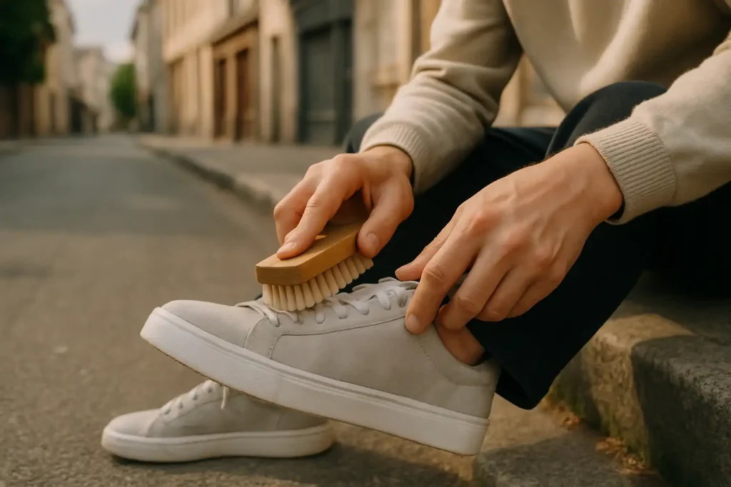 Quelle astuce express pour raviver une semelle blanche ?