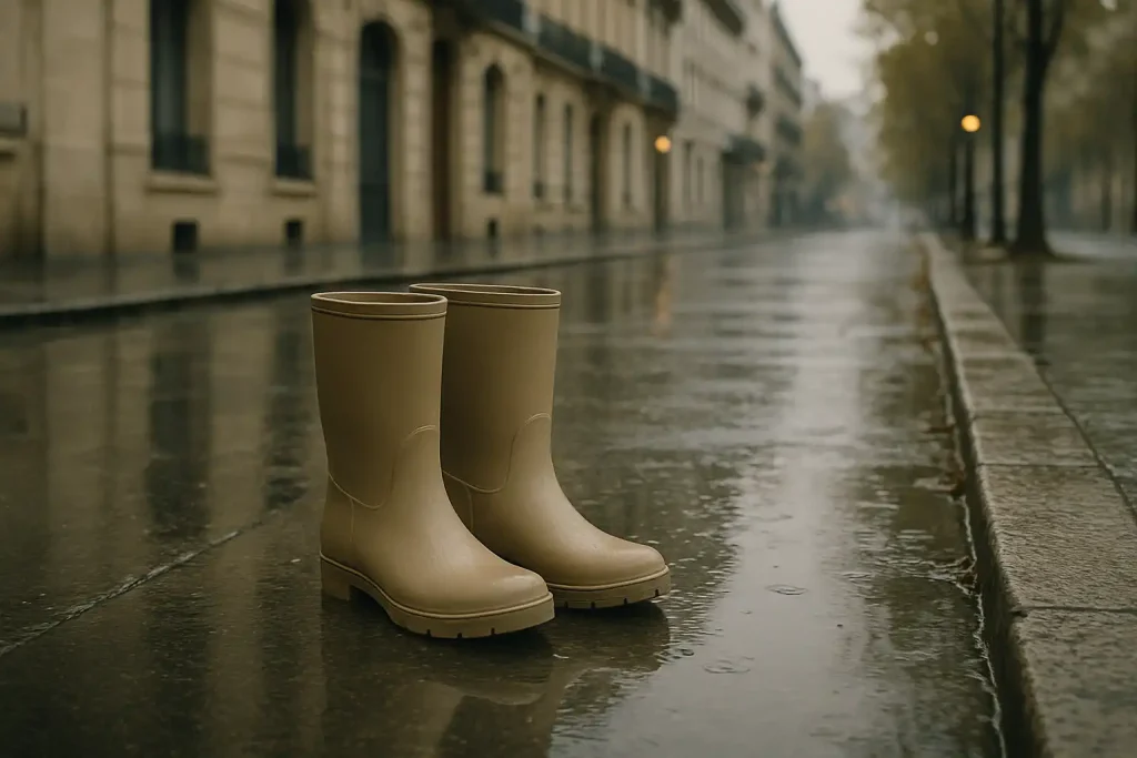 Quelle botte grand public choisir pour marcher sous la pluie en ville ?