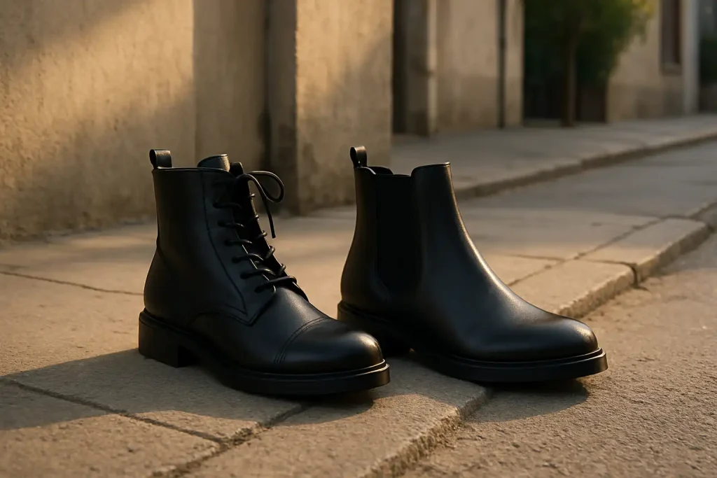Bottines lacées ou à enfiler : quel système privilégier ?