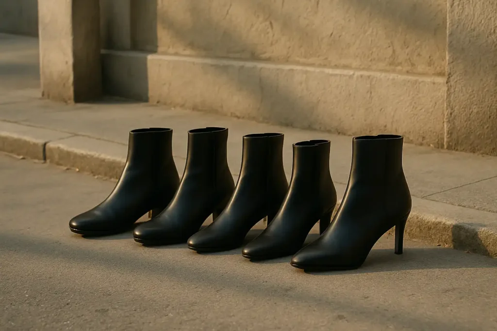 Quel type de talon choisir pour porter des bottines au quotidien ?
