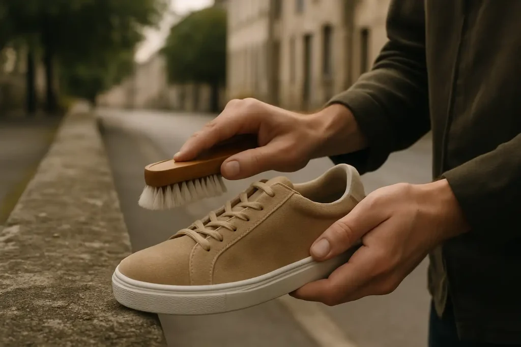 Quel entretien simple pour préserver des boots en suède ?