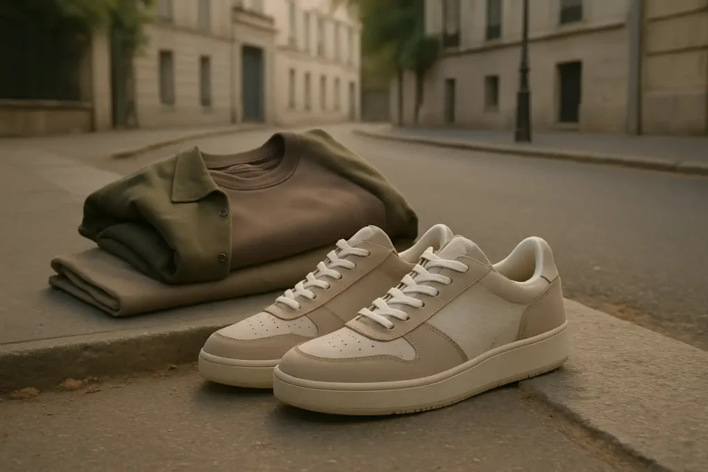 Quelles pièces complètent un look centré sur les sneakers ?