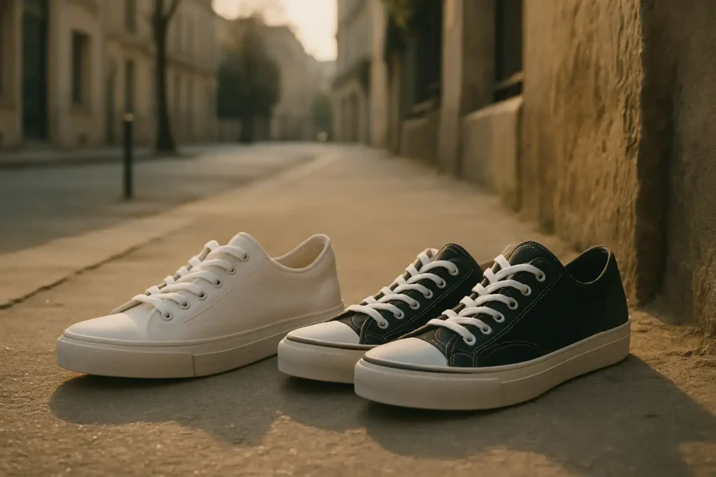 Sneakers cuir ou mesh : quel choix pour durer ?
