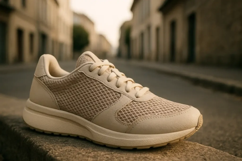 Quels tissus de tige limitent la transpiration dans les sneakers ?