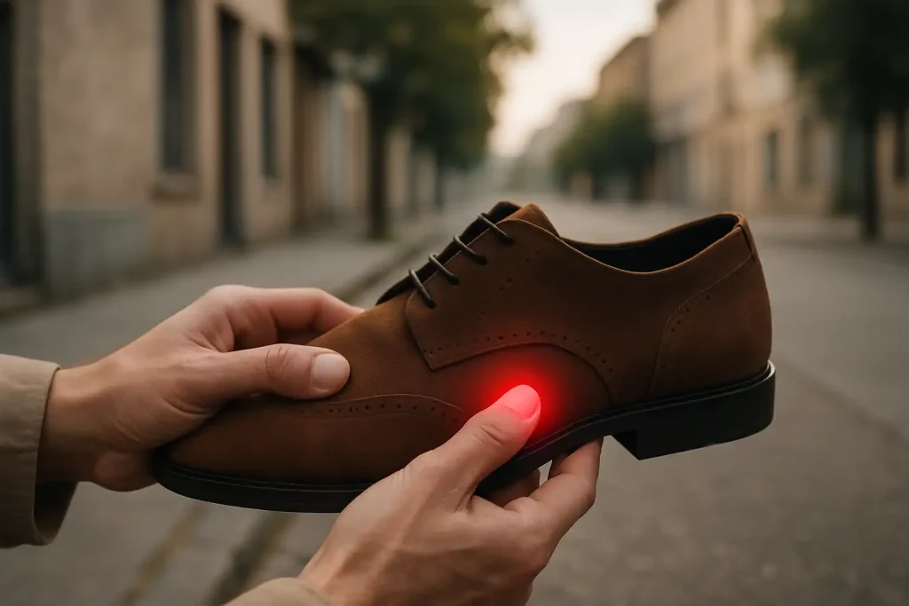 Pourquoi mes baskets serrent-elles au milieu du pied ?