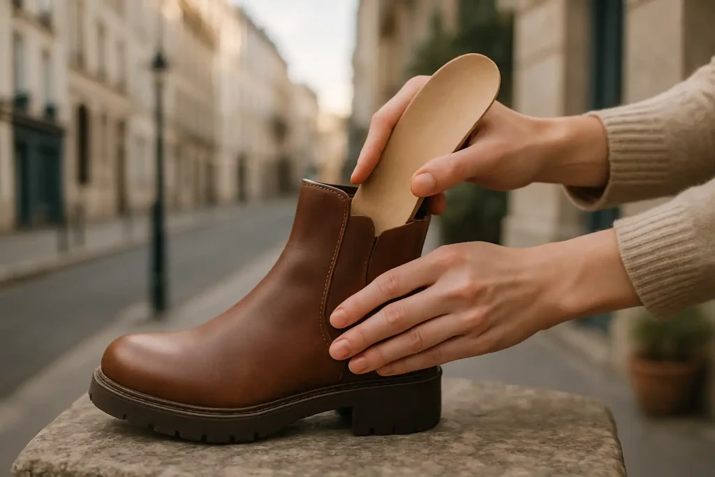 Comment trouver des bottines compatibles avec des orthèses plantaires ?