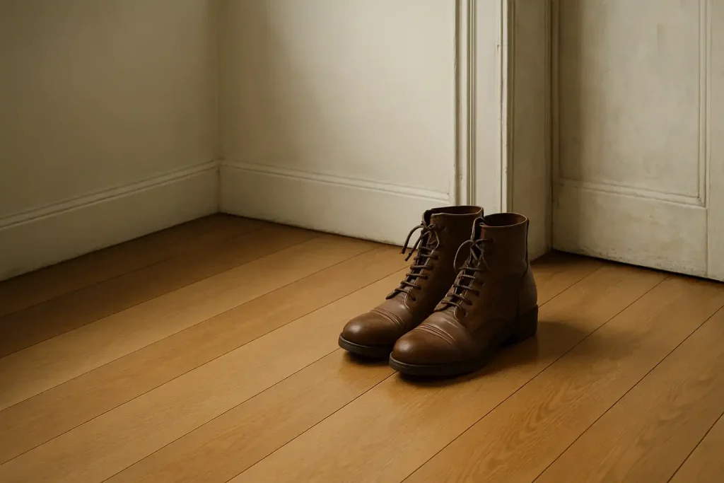 Quels éléments simples évitent que les chaussures laissent des marques sur le parquet ?