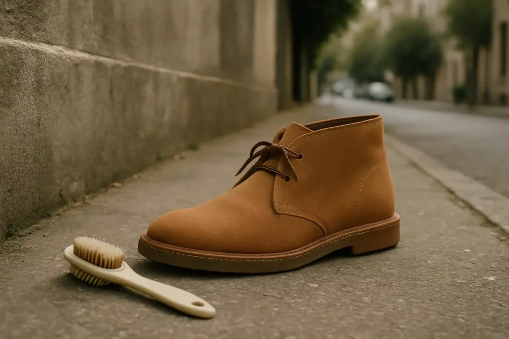 Quelles méthodes sûres pour raviver le suède des bottines ?