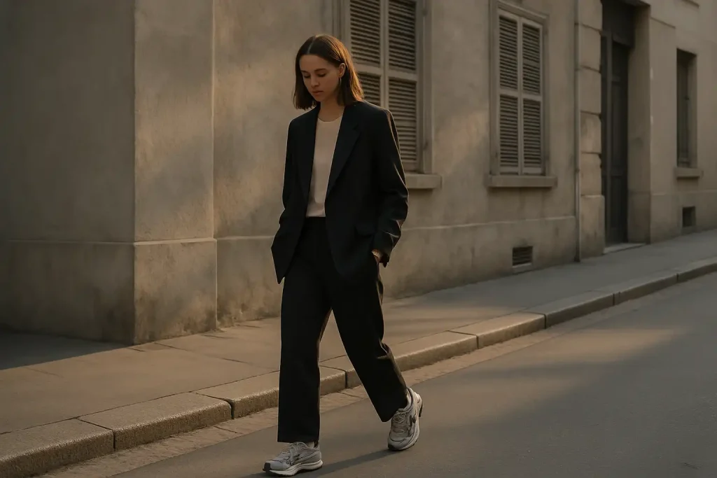 Est-il possible d&rsquo;associer une sneaker technique à une tenue formelle ?