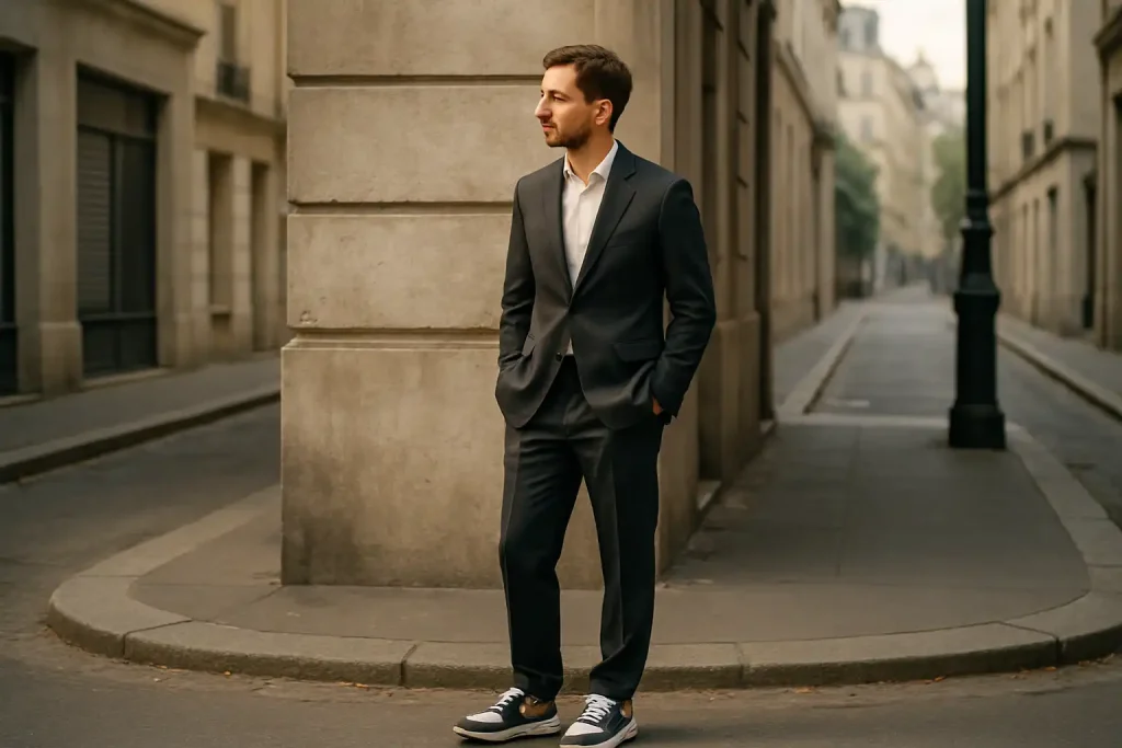 Peut-on porter des sneakers avec un costume sans faute de goût ?