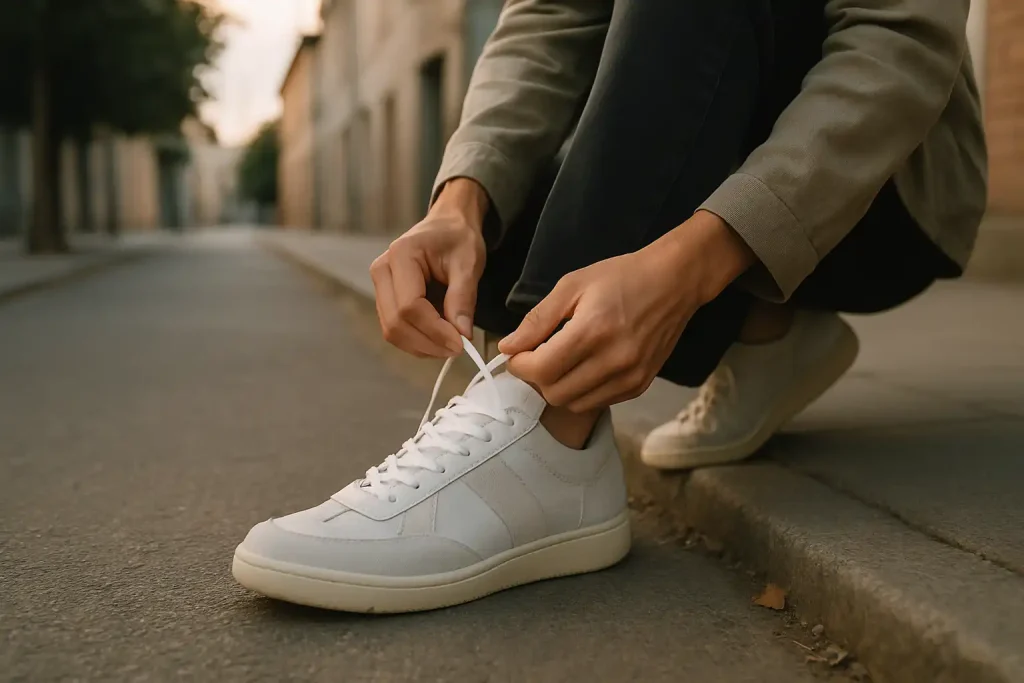Quels réglages ou accessoires améliorent le maintien du talon dans une sneaker ?