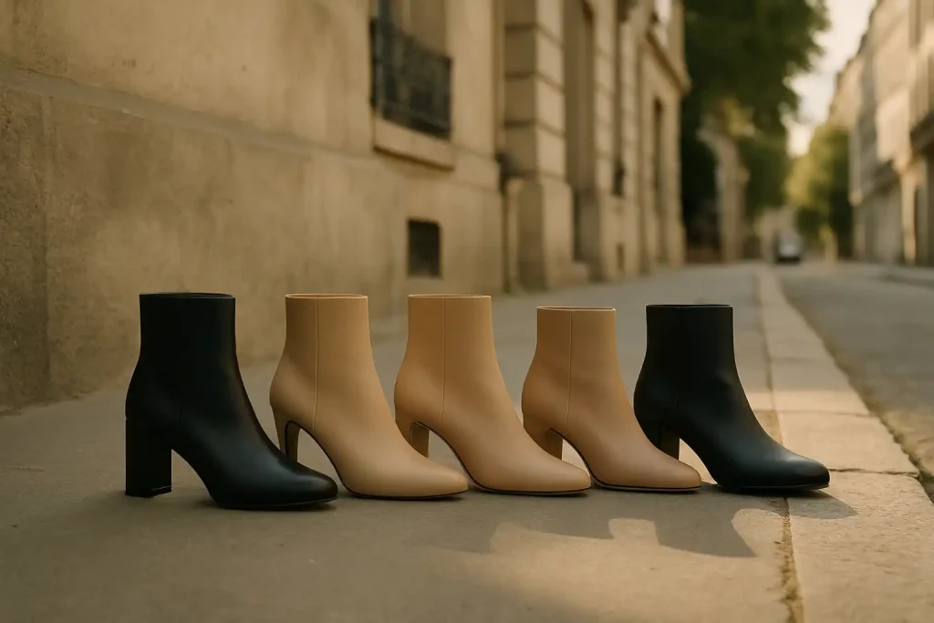 Talon carré ou talon fin : quel choix pour des bottines de travail ?