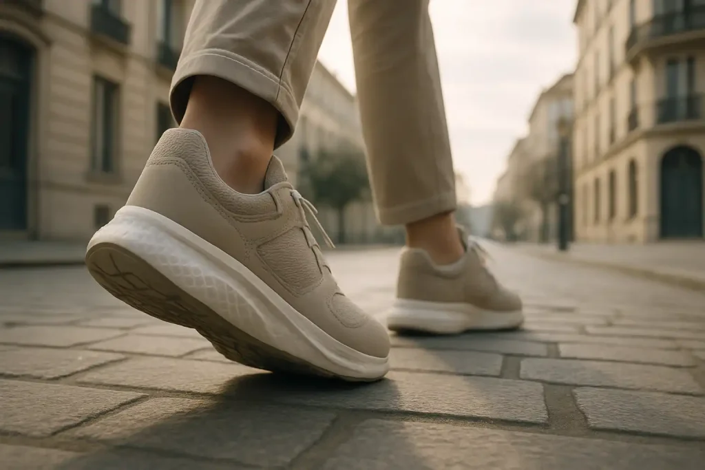 Quel amorti choisir pour réduire la fatigue lors de longues marches urbaines ?