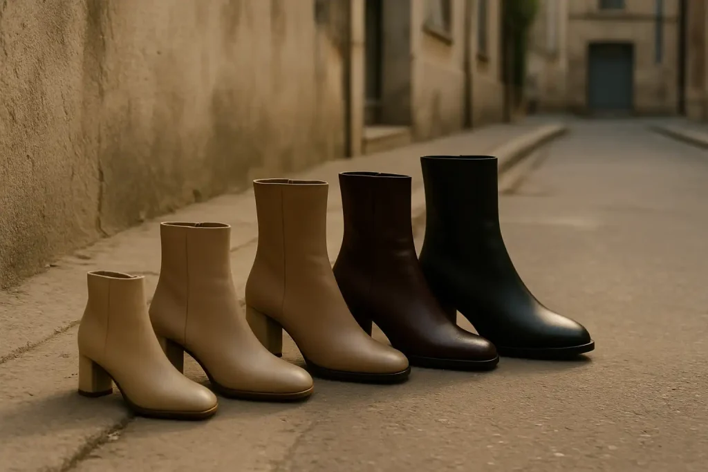 Comment choisir la bonne hauteur de tige pour des bottines polyvalentes ?