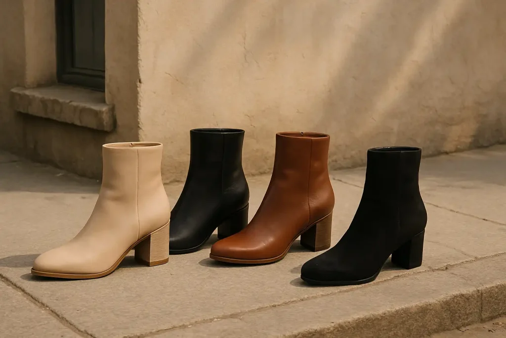 Quelle coupe de bottine favoriser quand on a les pieds larges ?